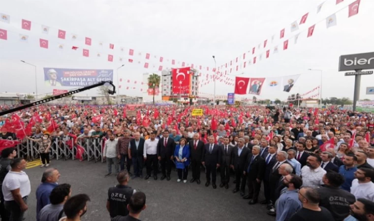 Adana’da Şakirpaşa Alt Geçidi’e muhteşem açılış