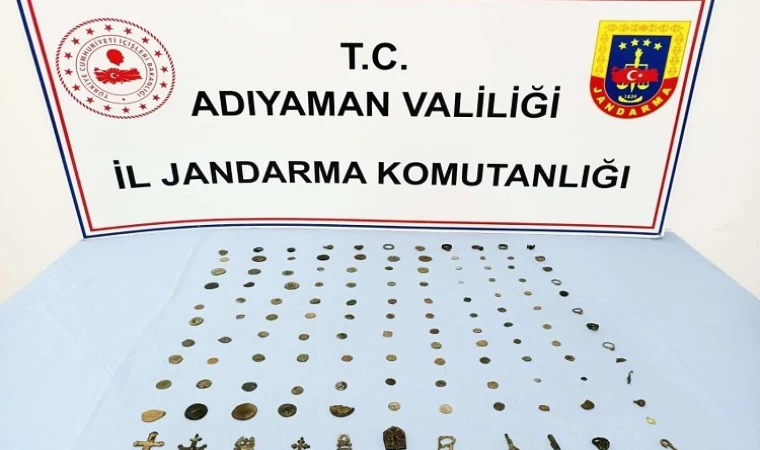 Adıyaman Jandarması’ndan tarihi eser operasyonu