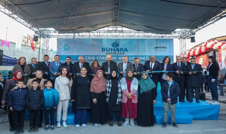 Buhara Gençlik Kafe hizmete açıldı