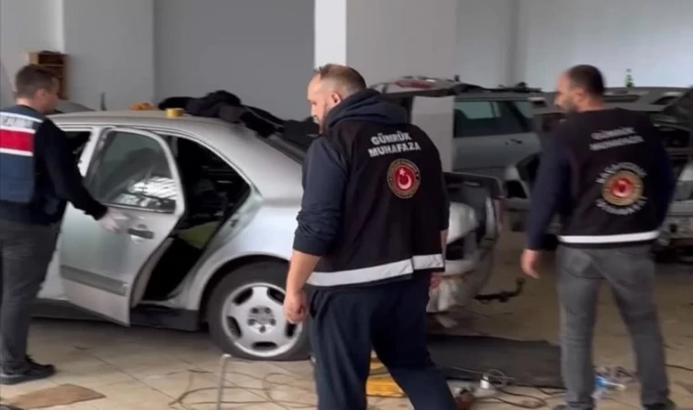 Düzce’de kaçak oto ve yedek parça operasyonu