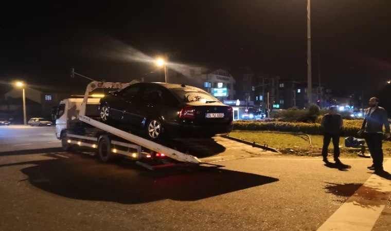 Düzce’de trafik kazası: 1 yaralı