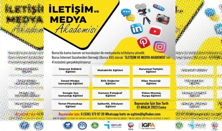 İletişim ve Medya Akademisi başlıyor