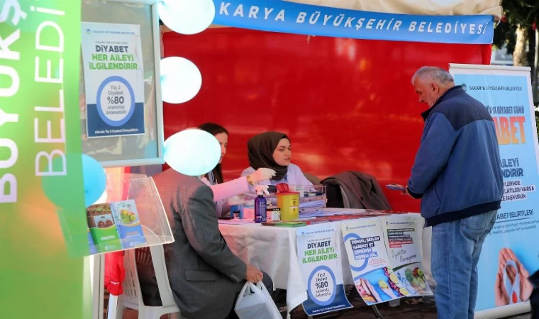 Sakarya’da Dünya Diyabet Günü’nde anlamlı çalışma