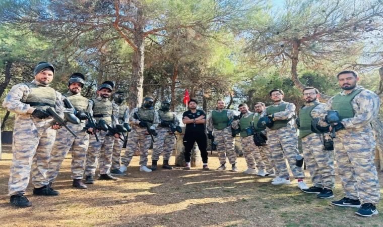 Şehitkamil'den Öğretmenlere Paintball Turnuvası