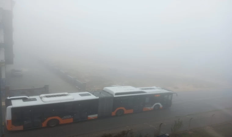 Gaziantep'te sis trafiği olumsuz etkiliyor