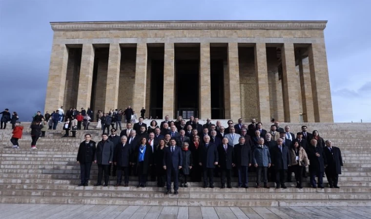 TÜRKONFED 100. Yıl Zirvesi için Anıtkabir’de