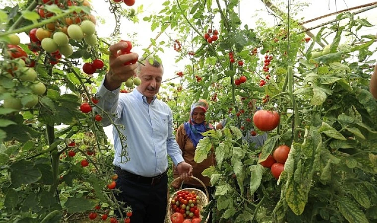 Başkan Büyükakın’dan kadın üreticiye tam destek