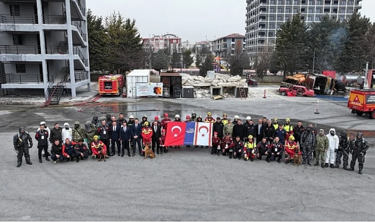 Konya İtfaiyesi’nden TİKA İş Birliğinde Kuzey Kıbrıslı İtfaiyecilere Eğitim ve Tatbikat