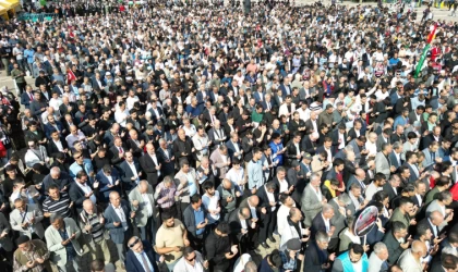 İsrail’in saldırıları Gaziantep’te protesto edildi: GAZİANTEP AYAKTA!