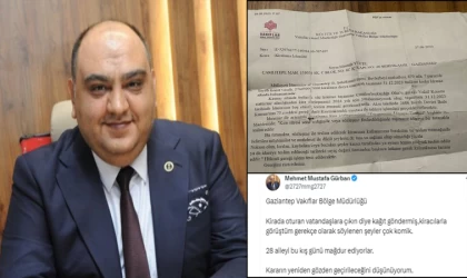 Gürban’dan Vakıflar Bölge Müdürlüğüne tepki